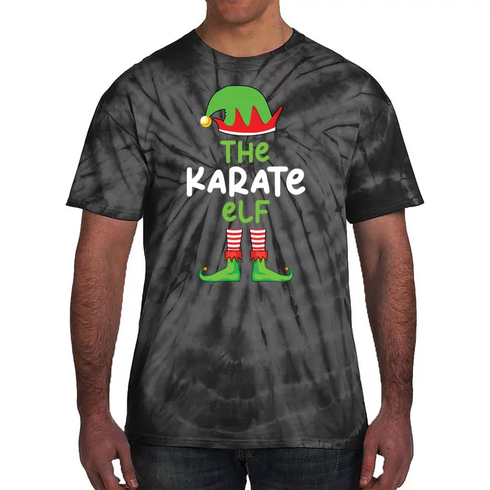 Im The Karate Elf Martial Art Christmas Matching Pajama Tie-Dye T-Shirt