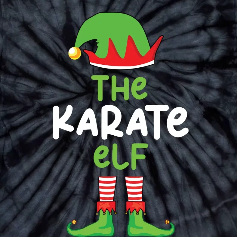 Im The Karate Elf Martial Art Christmas Matching Pajama Tie-Dye T-Shirt