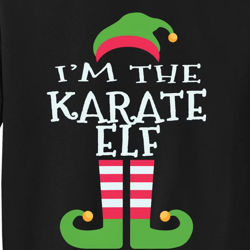 Im The Karate Elf Family Matching Christmas Pajama Tall Sweatshirt