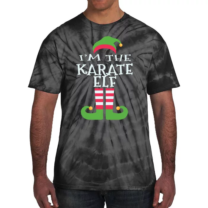 Im The Karate Elf Family Matching Christmas Pajama Tie-Dye T-Shirt