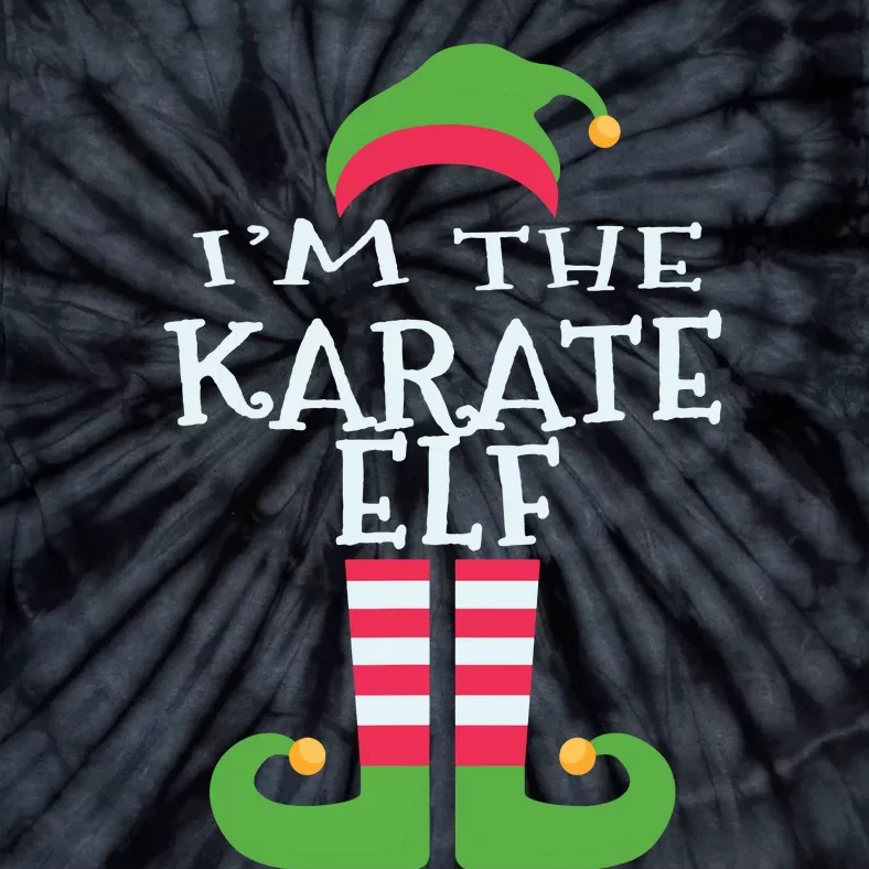 Im The Karate Elf Family Matching Christmas Pajama Tie-Dye T-Shirt