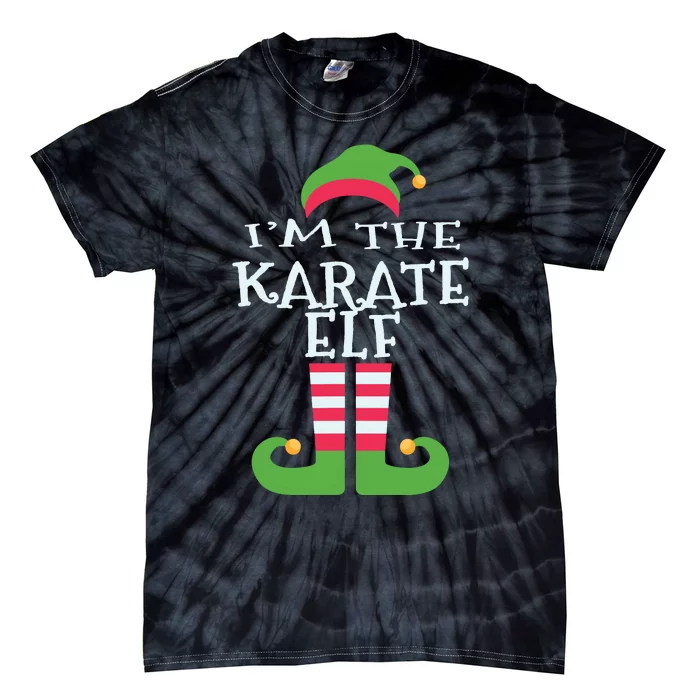 Im The Karate Elf Family Matching Christmas Pajama Tie-Dye T-Shirt