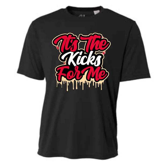 It's The Kicks For Me Cool Swag Matching Sneaker Gift Idea Trending Cooling Performance Crew T-Shirt