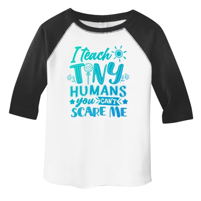 I Teach Kinder Kindergarten Teacher Team Cute Gift Toddler Fine Jersey T-Shirt