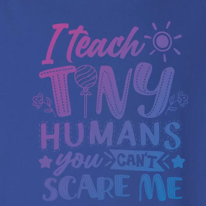 I Teach Kinder Kindergarten Teacher Team Cute Gift Toddler Long Sleeve Shirt