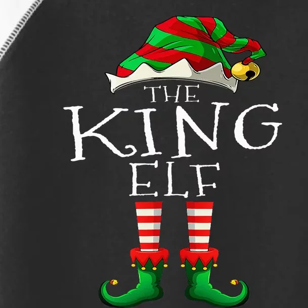 I'm The King Elf Cute Family Christmas Matching Toddler Fine Jersey T-Shirt