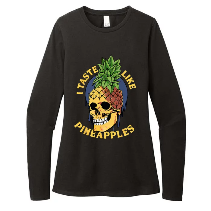 i taste like pineapples Womens CVC Long Sleeve Shirt