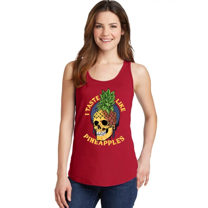 I Taste Like Pineapples Ladies Essential Tank