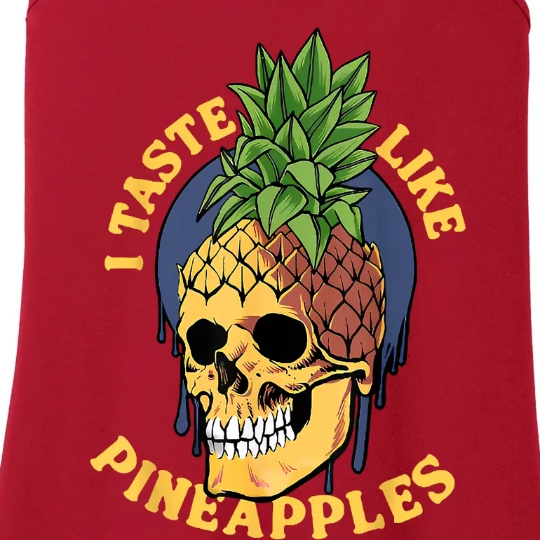 I Taste Like Pineapples Ladies Essential Tank