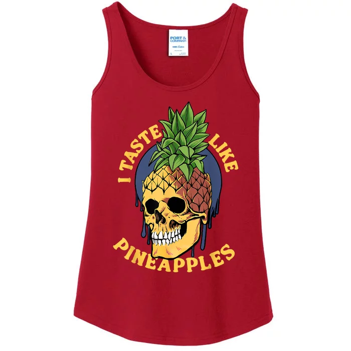 I Taste Like Pineapples Ladies Essential Tank