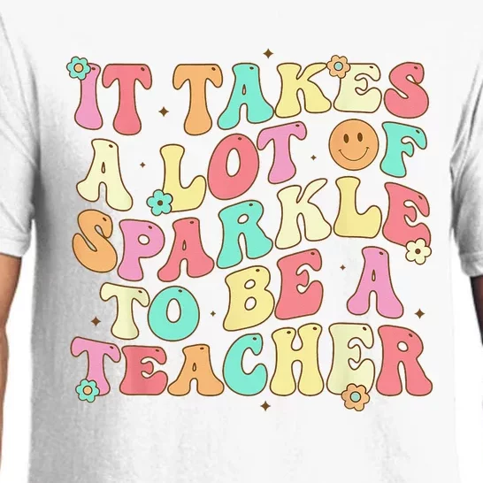 It Takes Lots Of Sparkle To Be A Teacher Retro Teacher Pajama Set