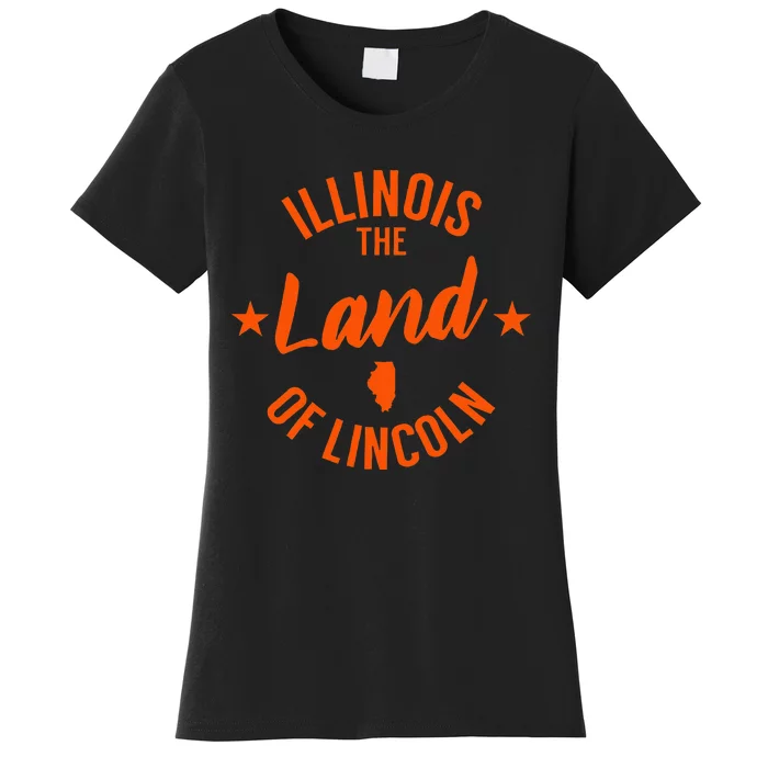 Illinois The Land Of Lincoln Women's T-Shirt