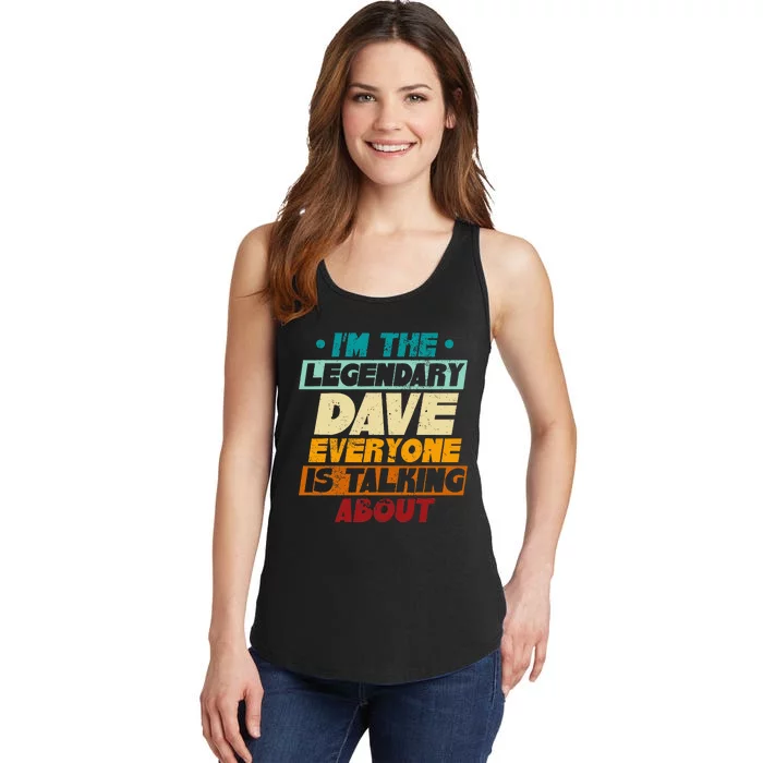 IM The Legendary Dave Ladies Essential Tank