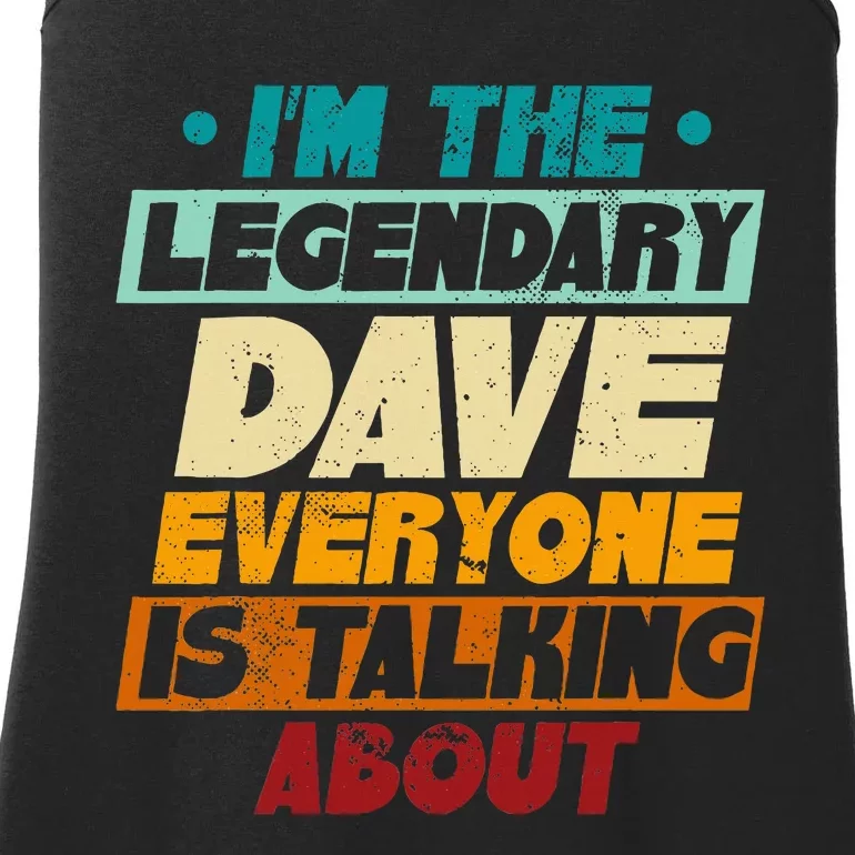 IM The Legendary Dave Ladies Essential Tank