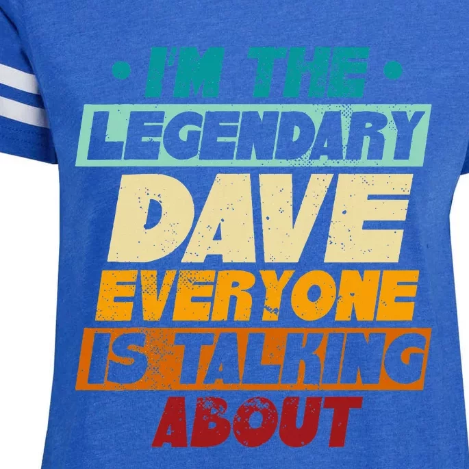 IM The Legendary Dave Enza Ladies Jersey Football T-Shirt