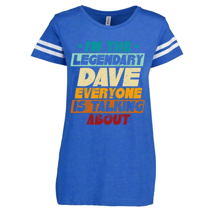 IM The Legendary Dave Enza Ladies Jersey Football T-Shirt