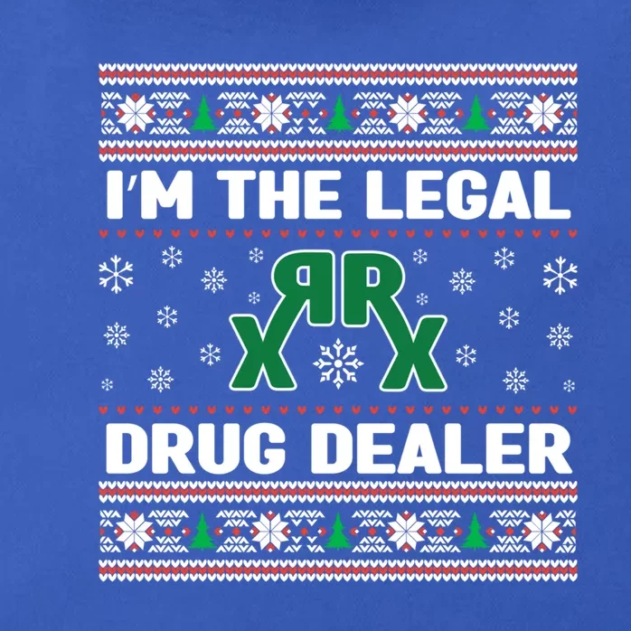 IM The Legal Drug Dealer Medicine Xmas Pharmacy Crew Gift Zip Tote Bag