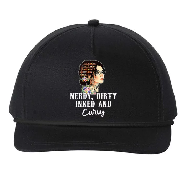 Inked Tattoo Lover Nerdy Dirty And Curvy Tattooed Snapback Five-Panel Rope Hat