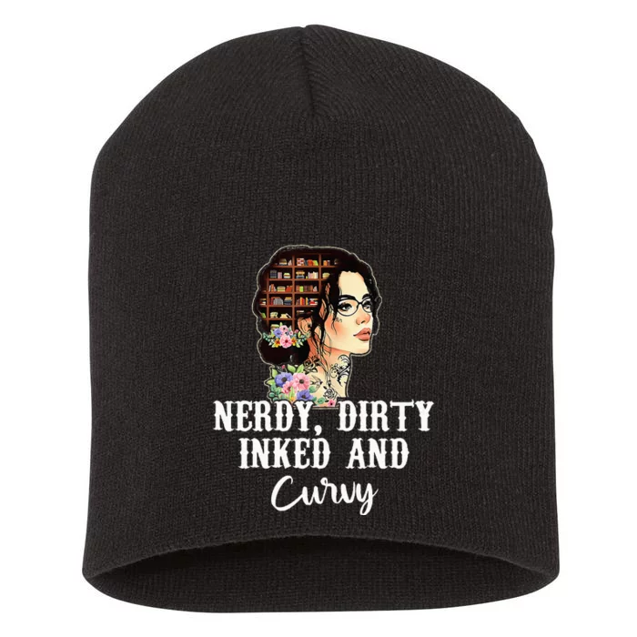 Inked Tattoo Lover Nerdy Dirty And Curvy Tattooed Short Acrylic Beanie