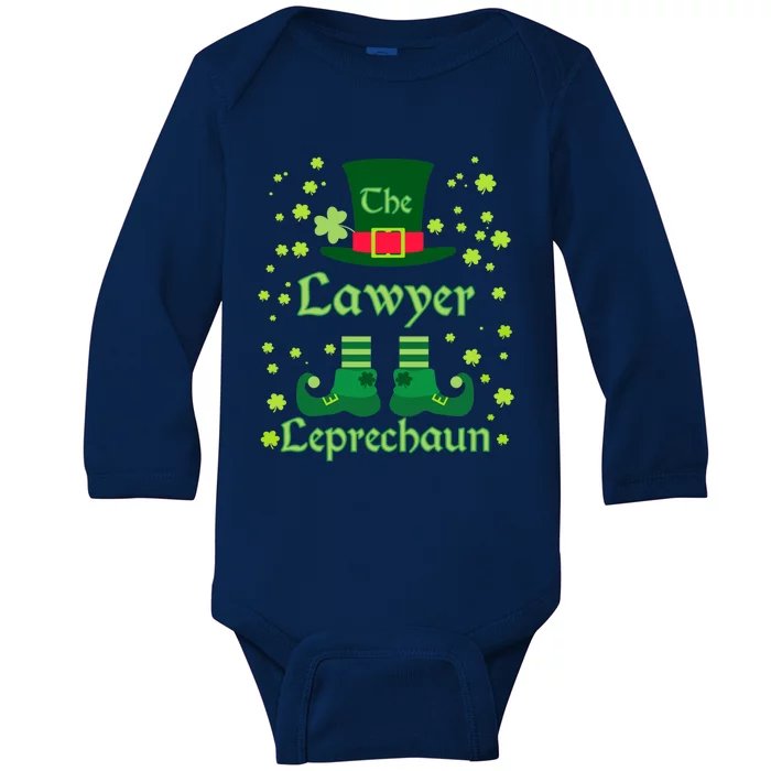 I'm The Lawyer Leprechaun Group Matching St Patricks Day Gift Baby Long Sleeve Bodysuit