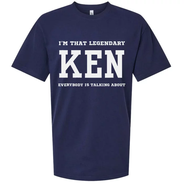 IM That Legendary Ken Everybody Is Talking About Sueded Cloud Jersey T-Shirt