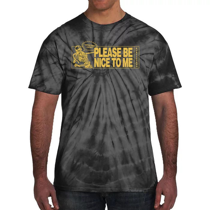 ItS The Law Please Be Nice To Me Skeleton Tie-Dye T-Shirt