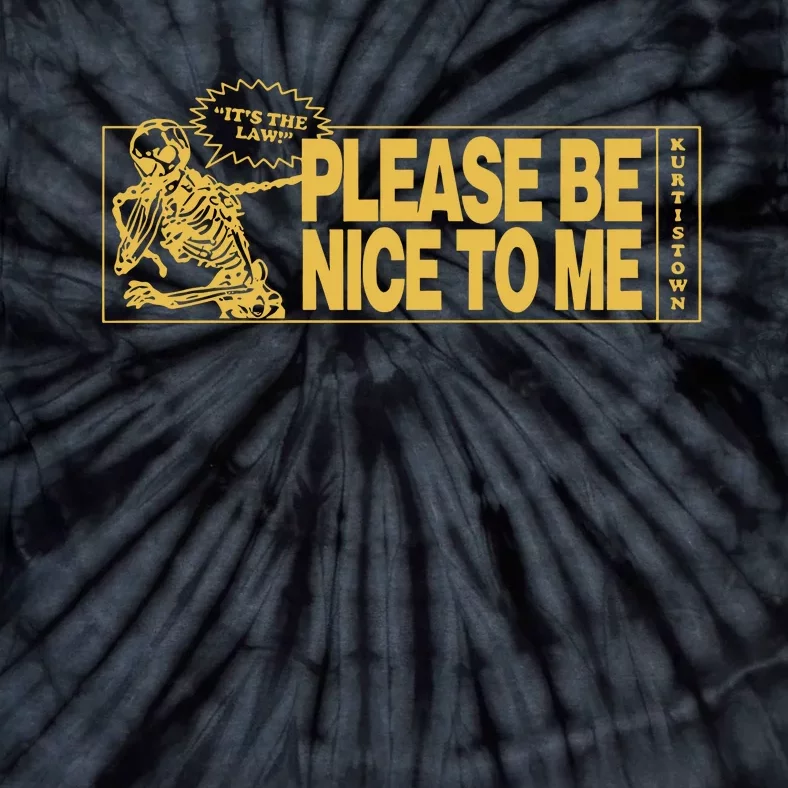 ItS The Law Please Be Nice To Me Skeleton Tie-Dye T-Shirt