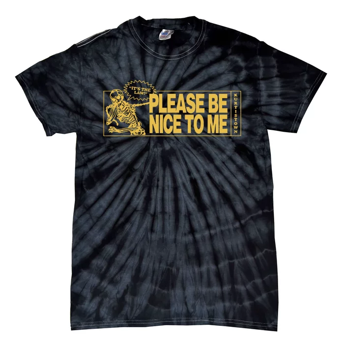 ItS The Law Please Be Nice To Me Skeleton Tie-Dye T-Shirt