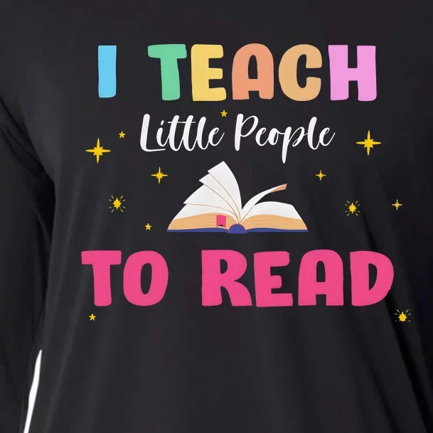 I Teach Little People To Read Cooling Performance Long Sleeve Crew