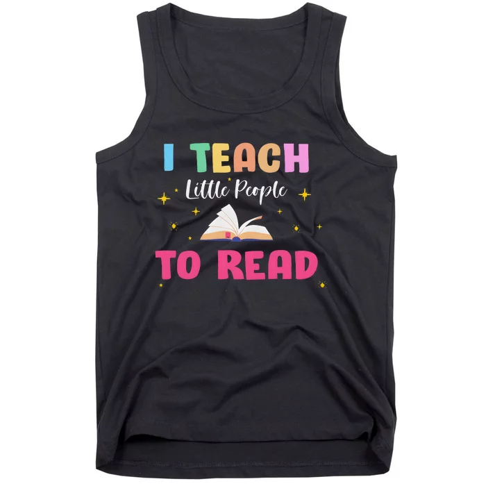 I Teach Little People To Read Tank Top