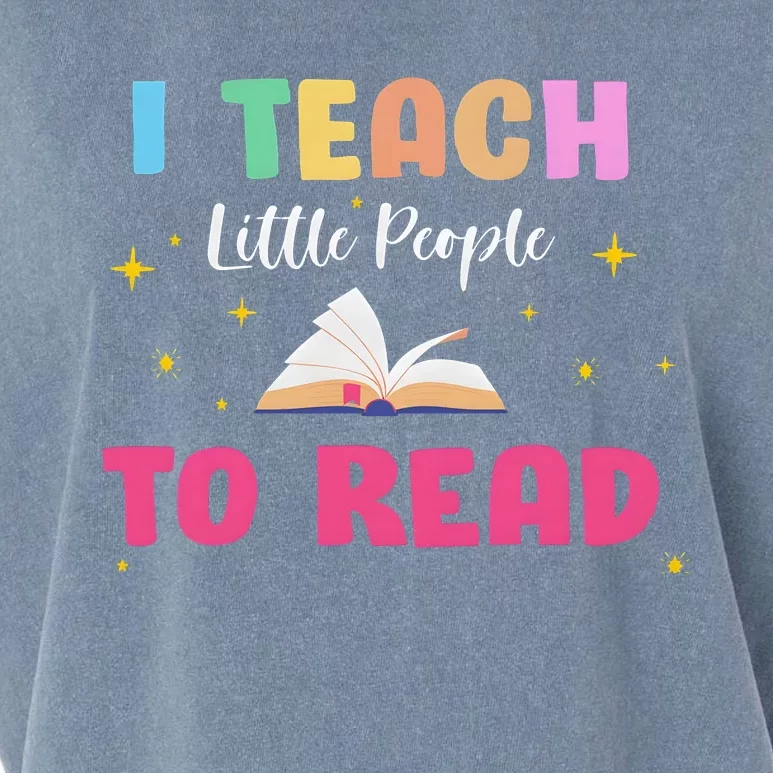 I Teach Little People To Read Garment-Dyed Women's Muscle Tee