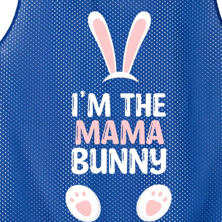 I'm The Mama Bunny Family Easter Gift Mesh Reversible Basketball Jersey Tank