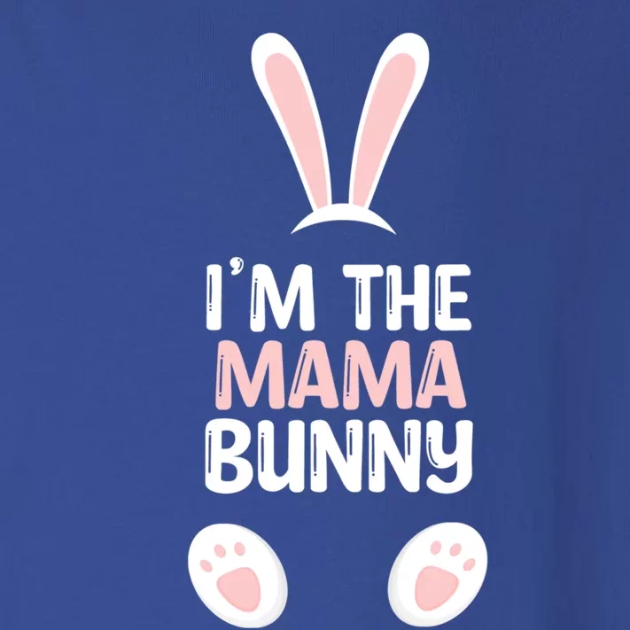 I'm The Mama Bunny Family Easter Gift Toddler Long Sleeve Shirt