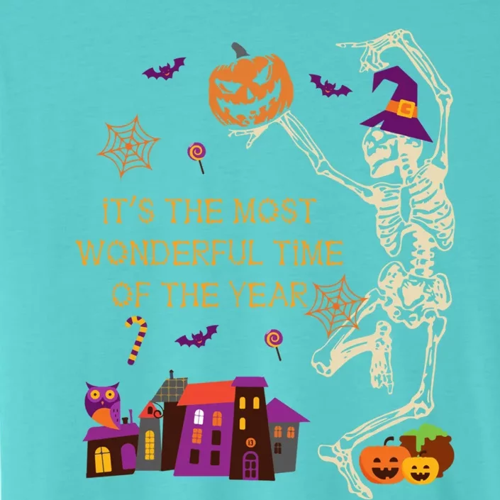 ItS The Most Wonderful Time Of The Year Halloween Skeleton ChromaSoft Performance T-Shirt