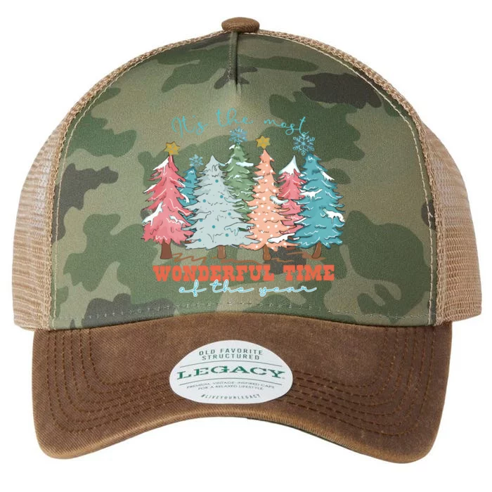 Its The Most Wonderful Time Of Year Christmas Legacy Tie Dye Trucker Hat