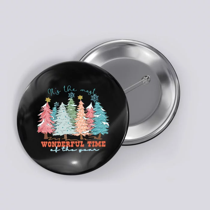 Its The Most Wonderful Time Of Year Christmas Button