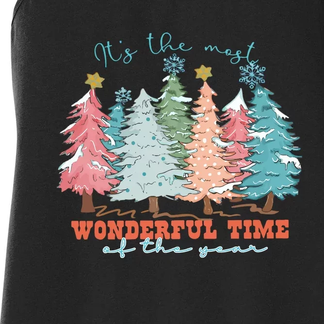 Its The Most Wonderful Time Of Year Christmas Women's Racerback Tank