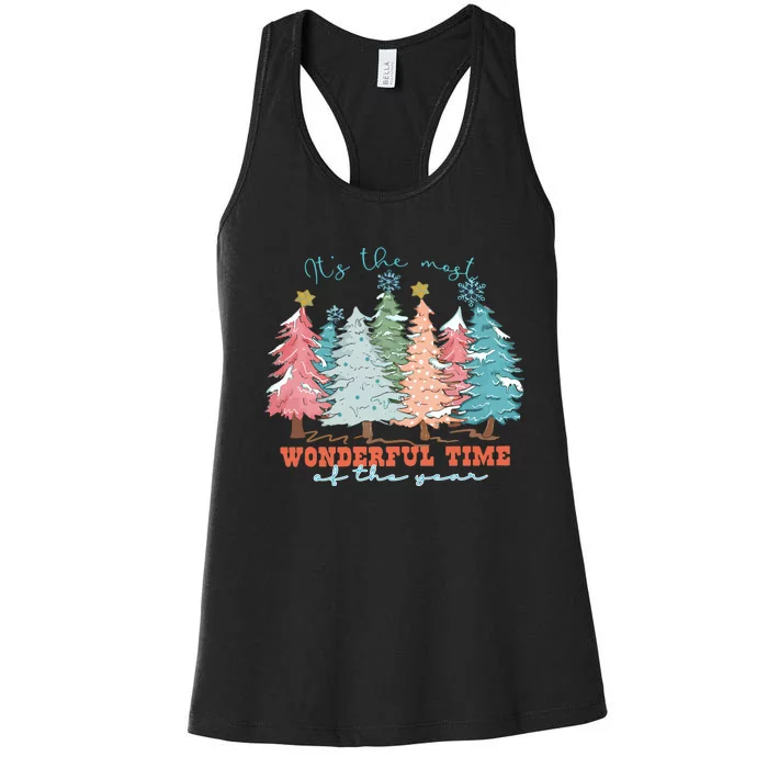 Its The Most Wonderful Time Of Year Christmas Women's Racerback Tank