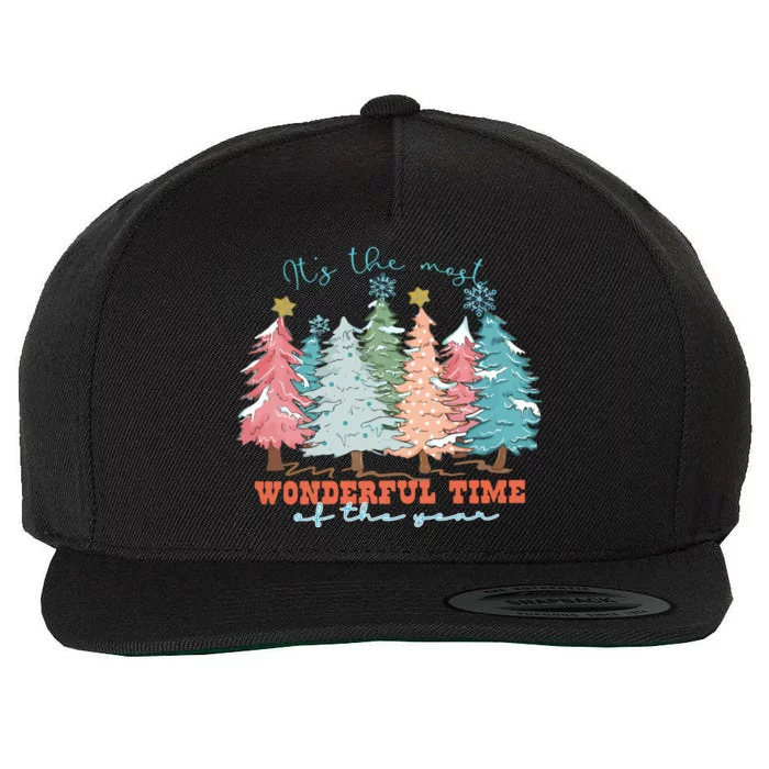 Its The Most Wonderful Time Of Year Christmas Wool Snapback Cap