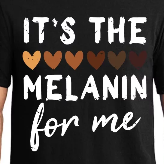 Its The Melanin For Me Melanated Black History Month Pajama Set