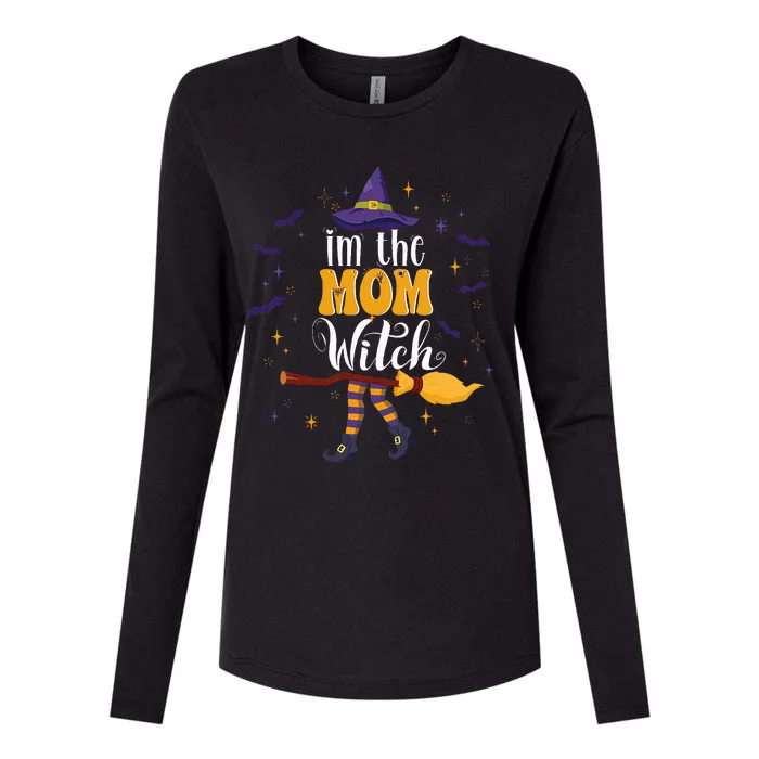 im the Mom Witch Halloween Matching Group Costume Womens Cotton Relaxed Long Sleeve T-Shirt