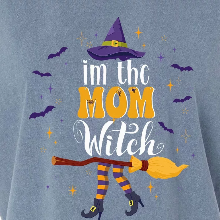 im the Mom Witch Halloween Matching Group Costume Garment-Dyed Women's Muscle Tee