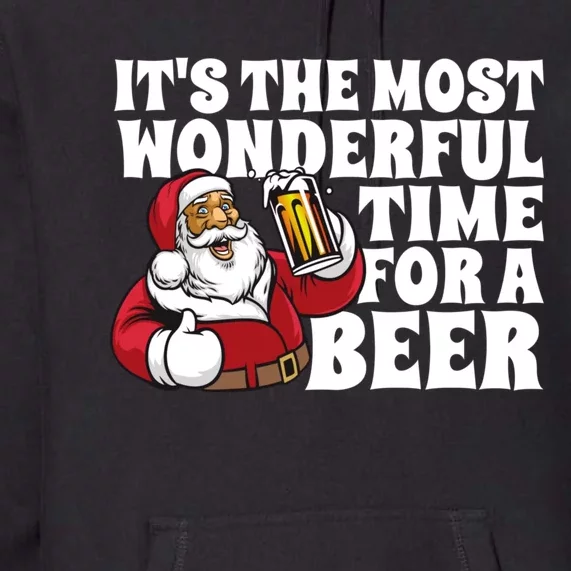 ItS The Most Wonderful Time For A Beer Christmas In July Premium Hoodie