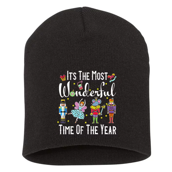 It's The Most Wonderful Funny Nutcracker Squad Short Acrylic Beanie