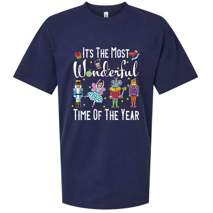 It's The Most Wonderful Funny Nutcracker Squad Sueded Cloud Jersey T-Shirt