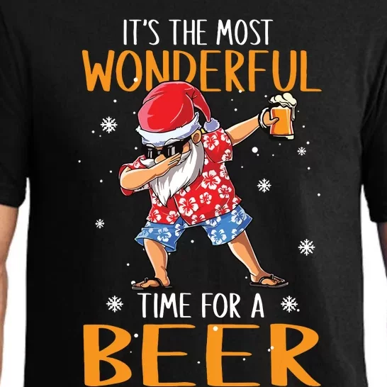 ItS The Most Wonderful Time For A Beer Lover Pajama Set