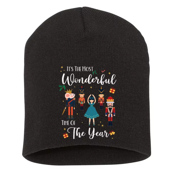 ItS The Most Wonderful Time Of The Year Nutcracker Squad Short Acrylic Beanie