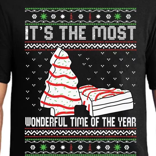 Its The Most Wonderful Time Of The Year Christmas Tree Cake Pajama Set