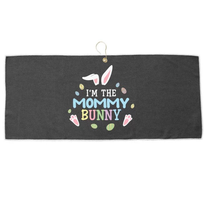 I'm The Mommy Bunny Easter Mother's Day Easter Day Large Microfiber Waffle Golf Towel