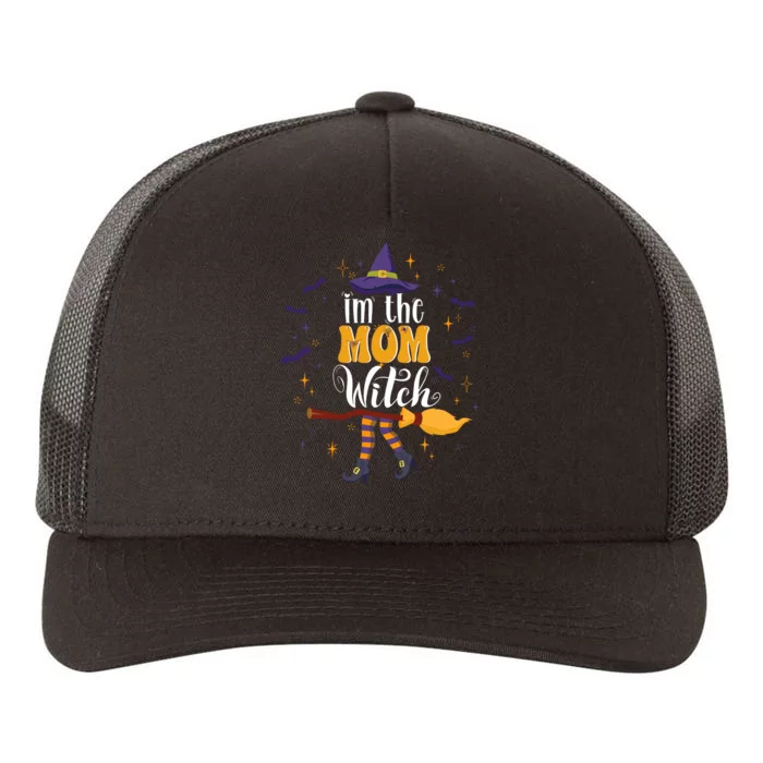 Im The Mom Witch Halloween Matching Group Costume Yupoong Adult 5-Panel Trucker Hat